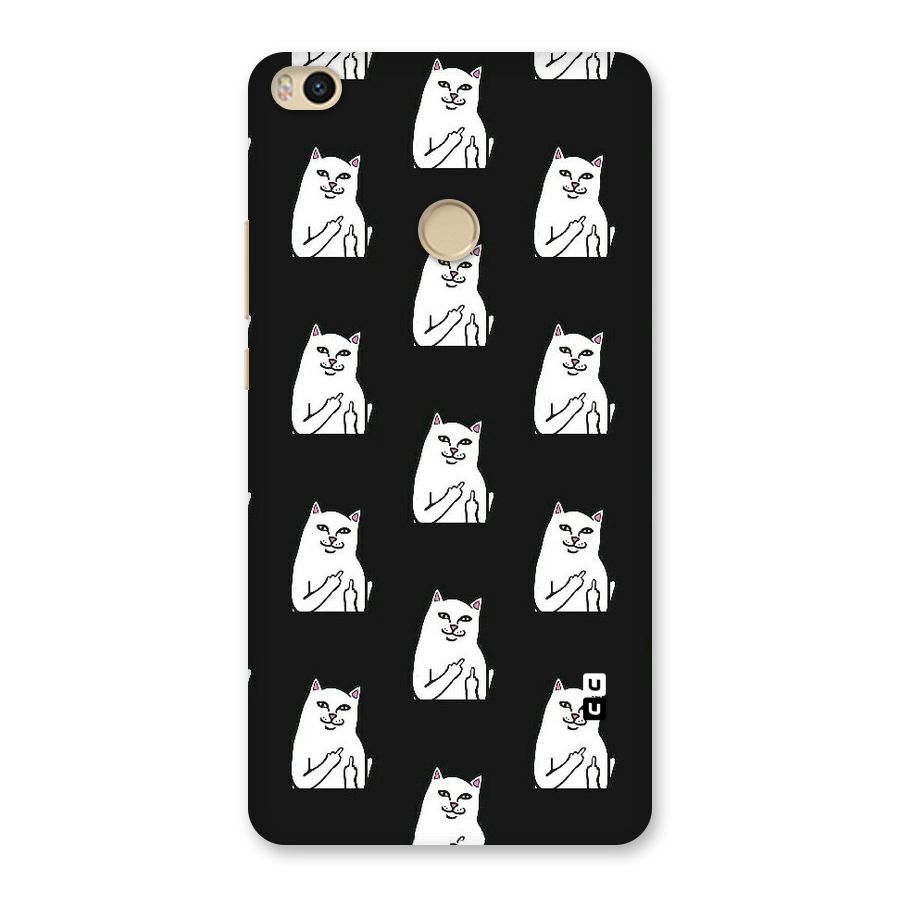 Chill Cat Pattern Back Case for Mi Max 2
