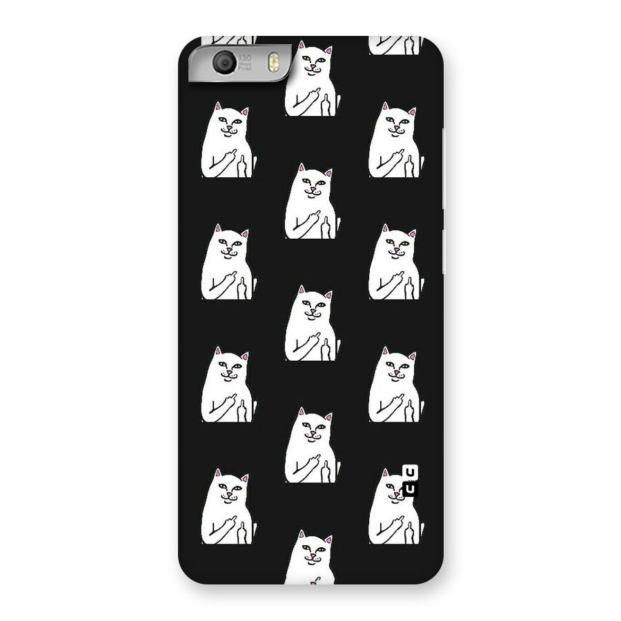 Chill Cat Pattern Back Case for Micromax Canvas Knight 2
