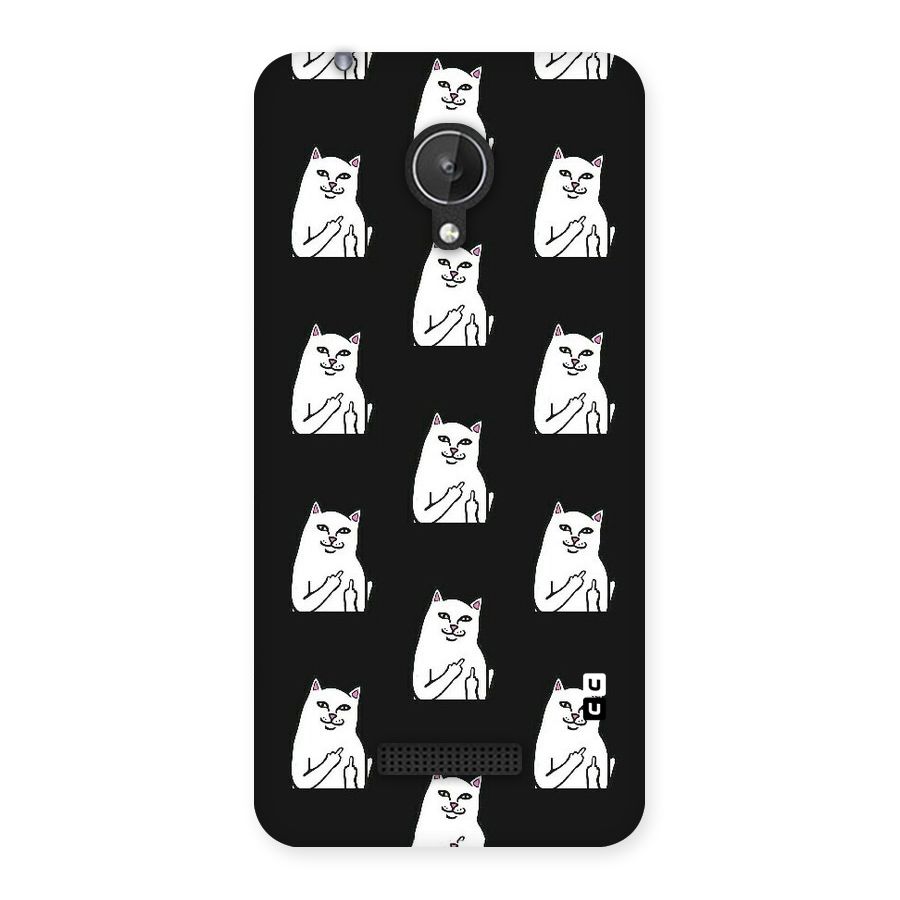 Chill Cat Pattern Back Case for Micromax Canvas Spark Q380