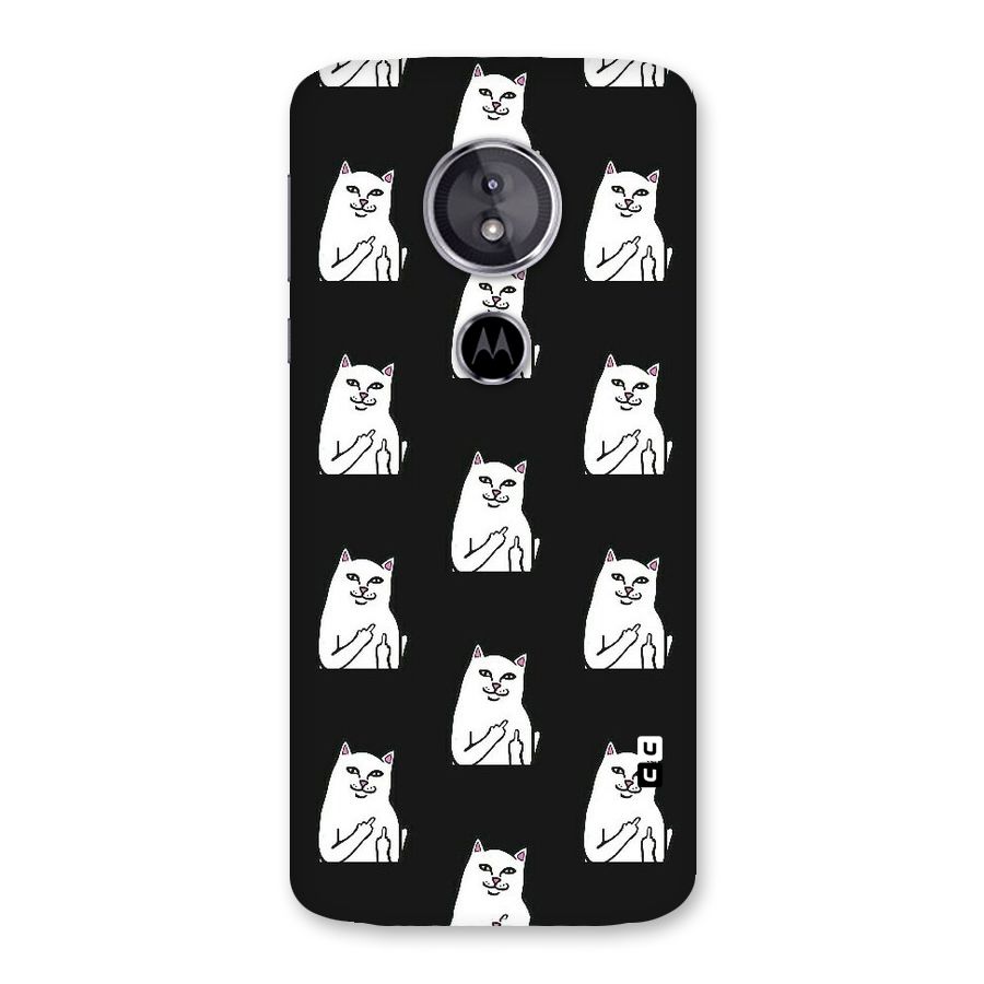 Chill Cat Pattern Back Case for Moto E5