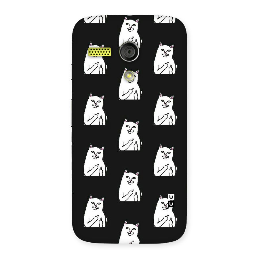 Chill Cat Pattern Back Case for Moto G