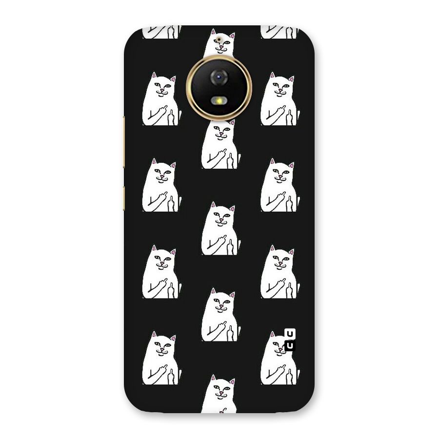 Chill Cat Pattern Back Case for Moto G5s