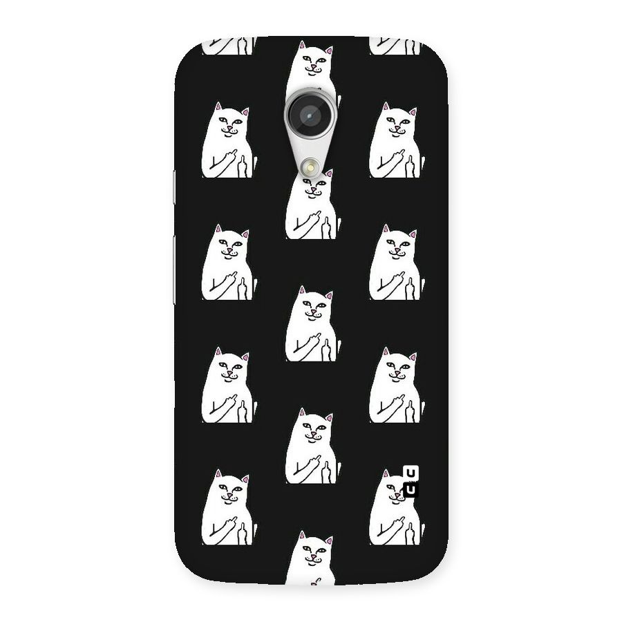 Chill Cat Pattern Back Case for Moto G 2nd Gen