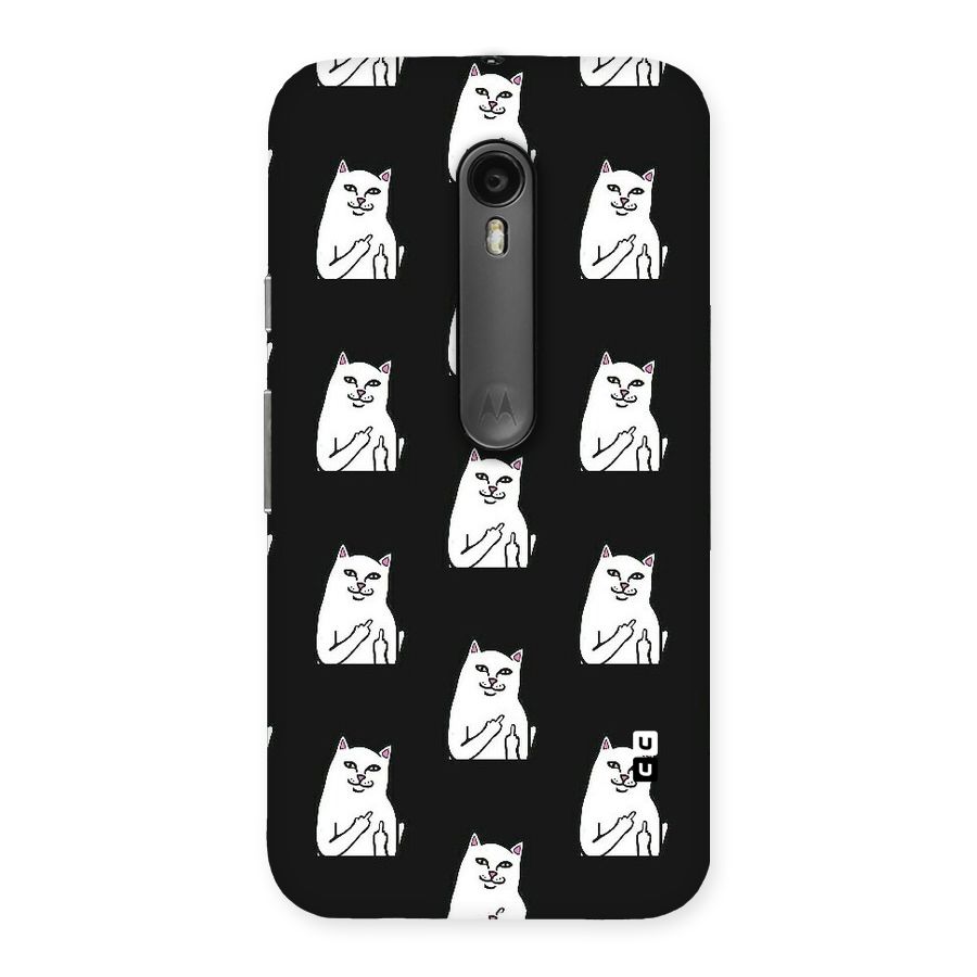 Chill Cat Pattern Back Case for Moto G Turbo