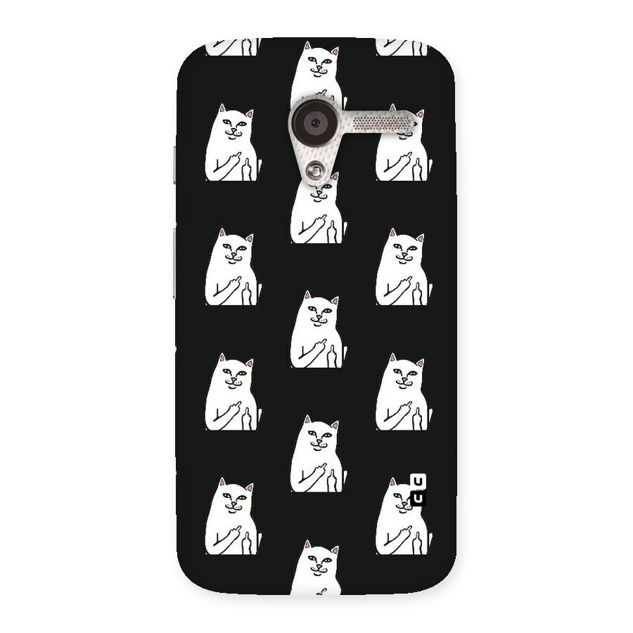 Chill Cat Pattern Back Case for Moto X
