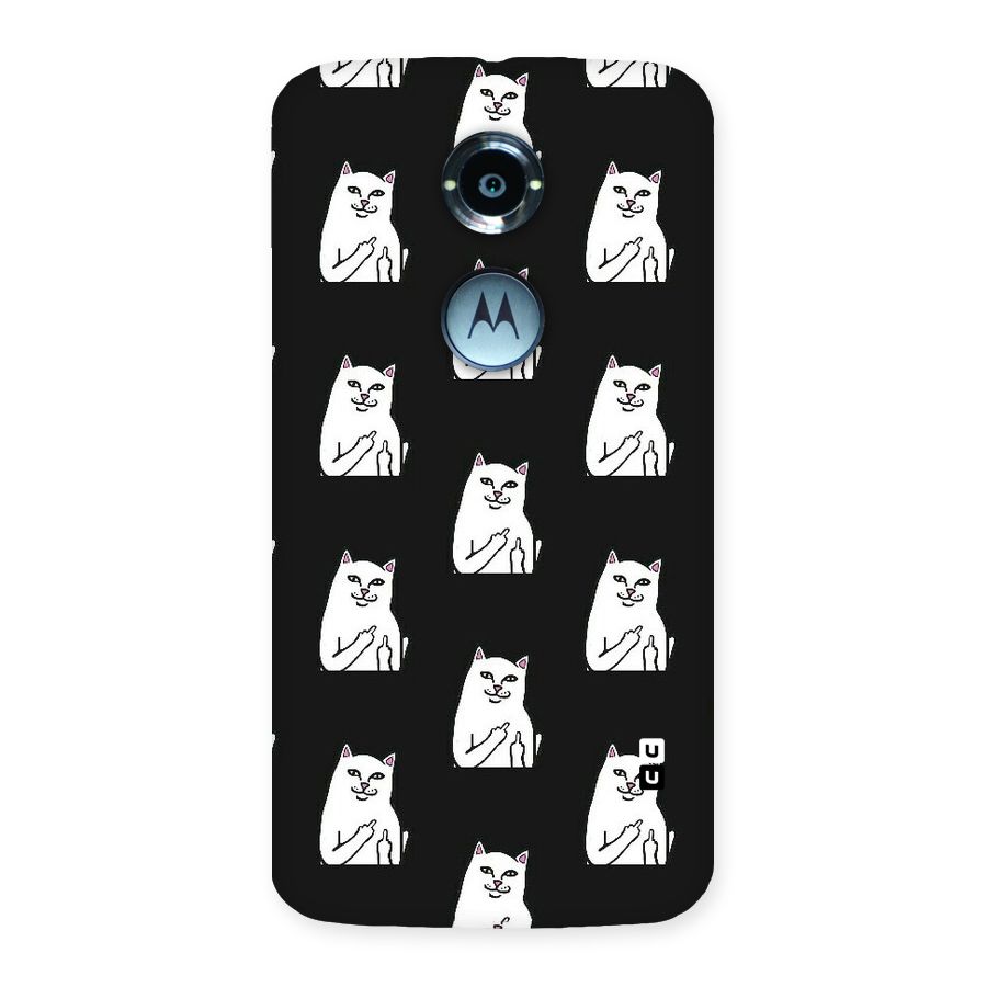 Chill Cat Pattern Back Case for Moto X 2nd Gen