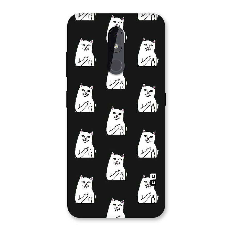 Chill Cat Pattern Back Case for Nokia 3.2