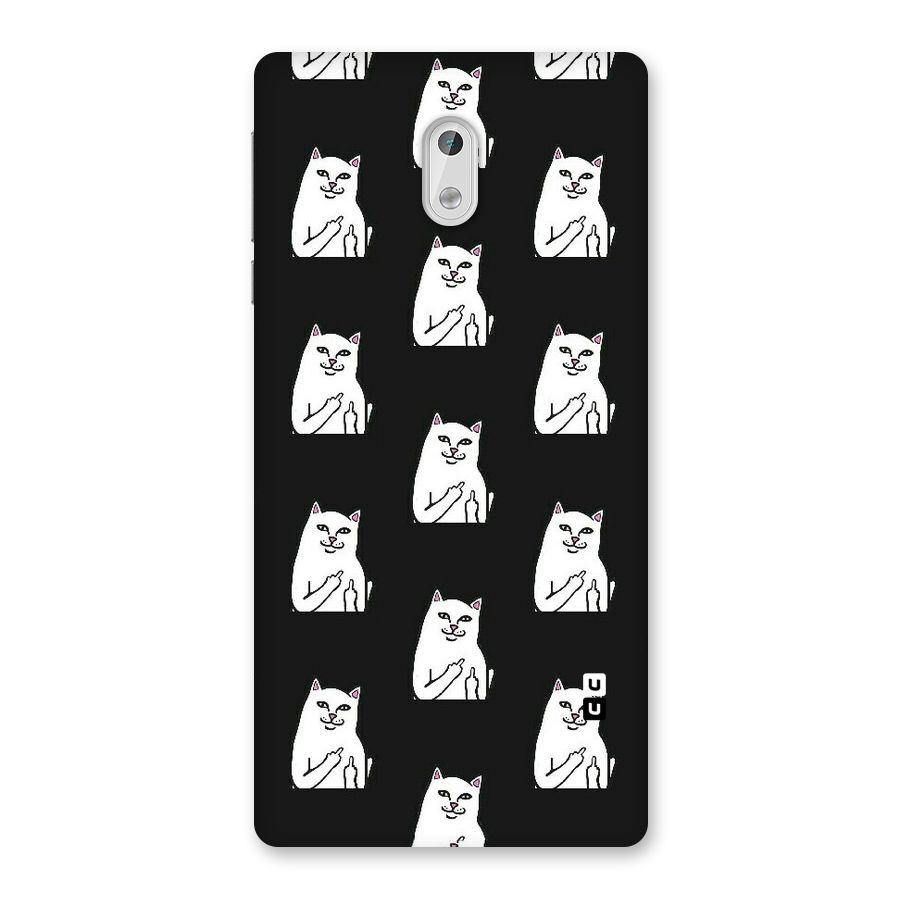 Chill Cat Pattern Back Case for Nokia 3
