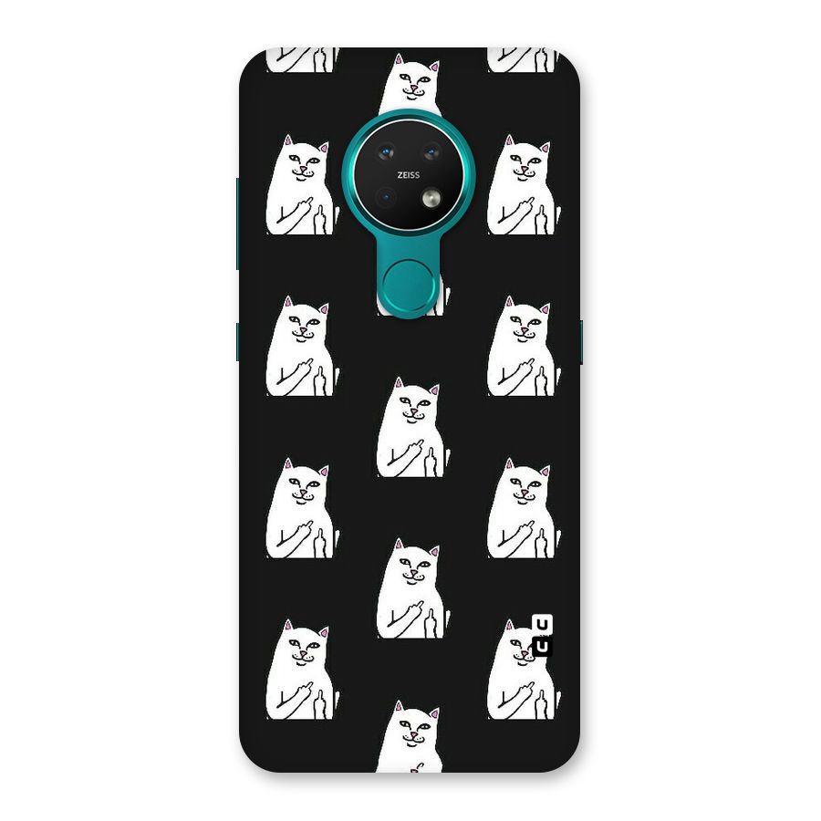 Chill Cat Pattern Back Case for Nokia 7.2