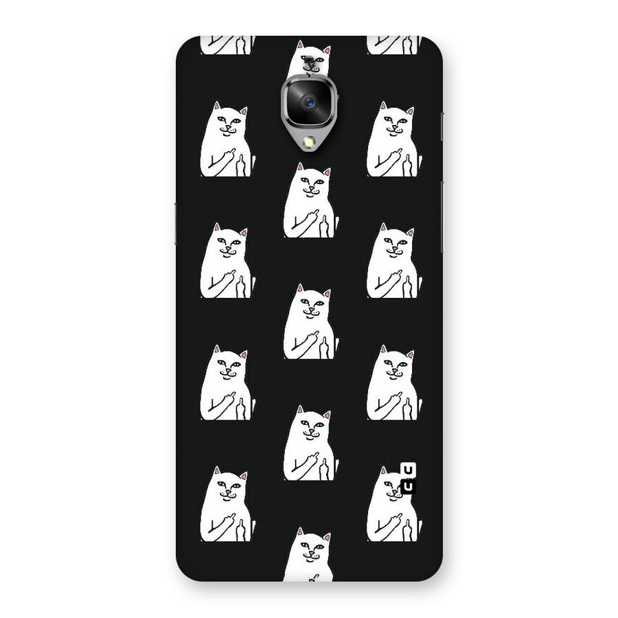 Chill Cat Pattern Back Case for OnePlus 3