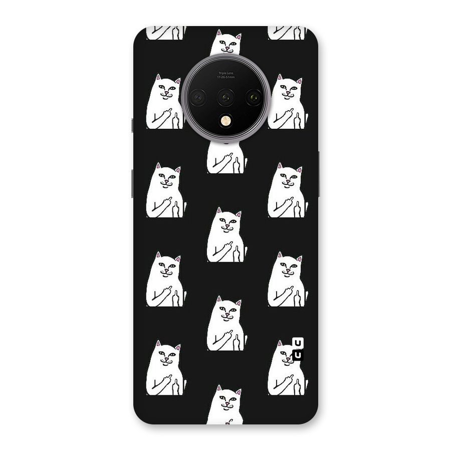 Chill Cat Pattern Back Case for OnePlus 7T