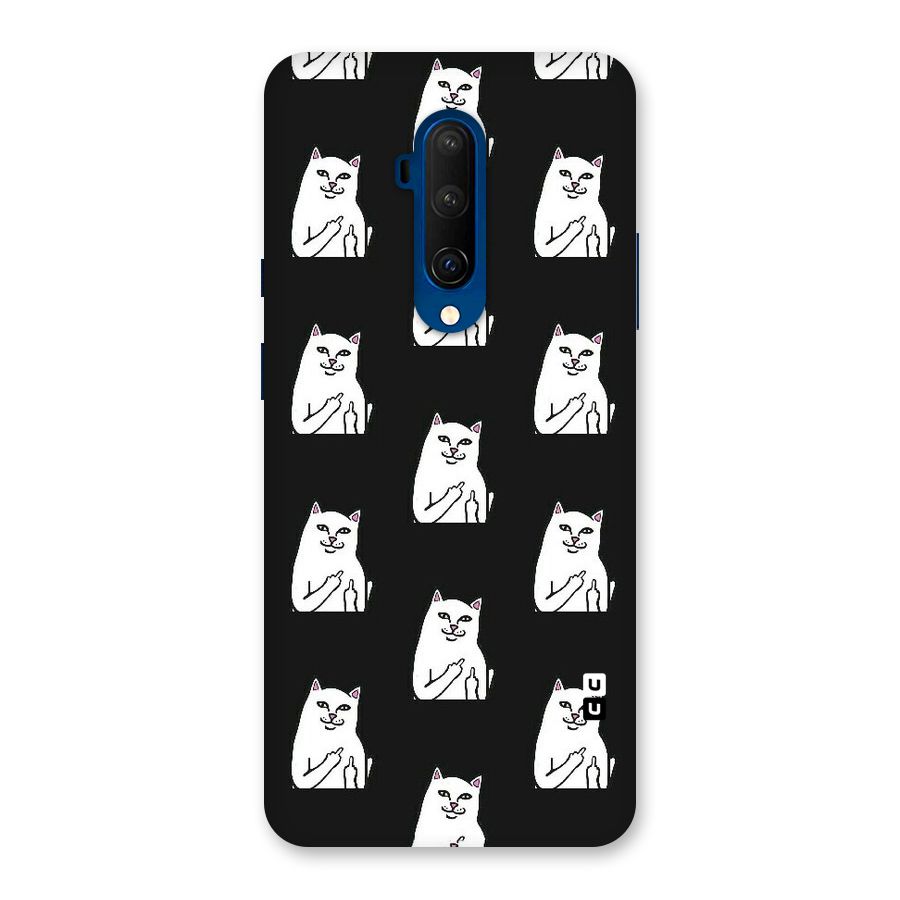 Chill Cat Pattern Back Case for OnePlus 7T Pro