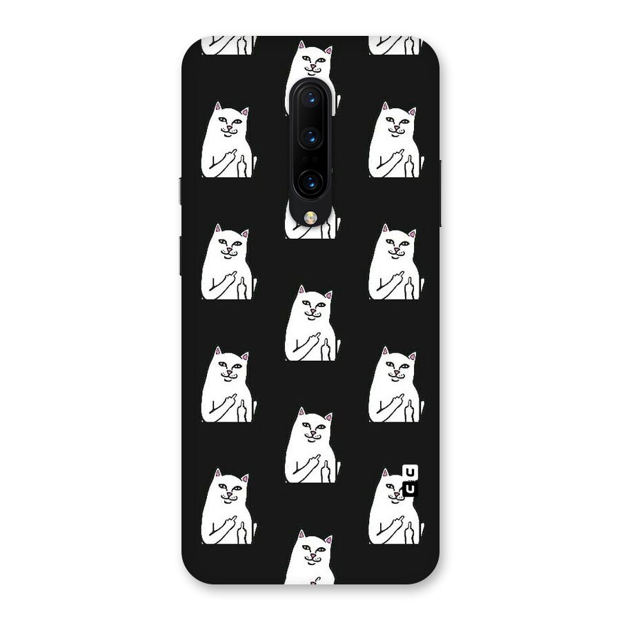 Chill Cat Pattern Back Case for OnePlus 7 Pro