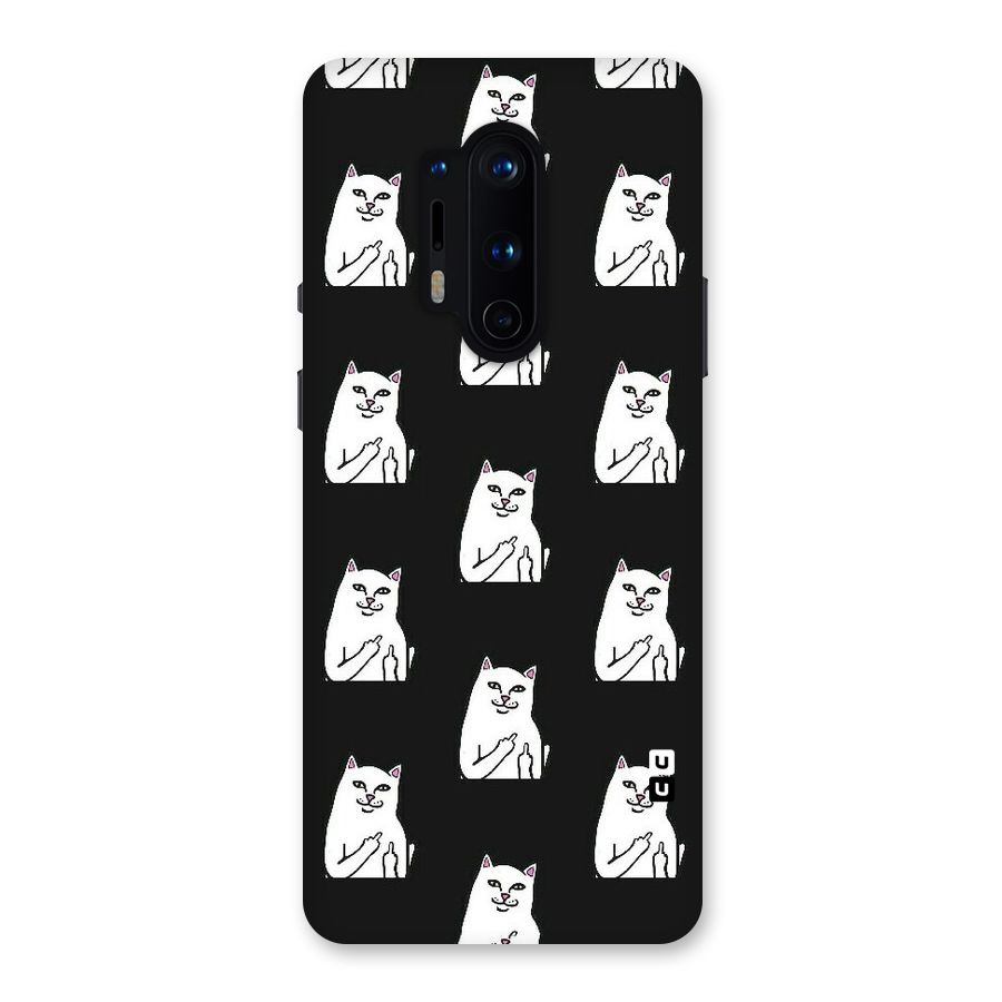 Chill Cat Pattern Back Case for OnePlus 8 Pro
