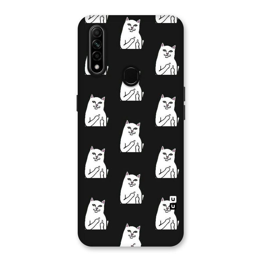 Chill Cat Pattern Back Case for Oppo A31
