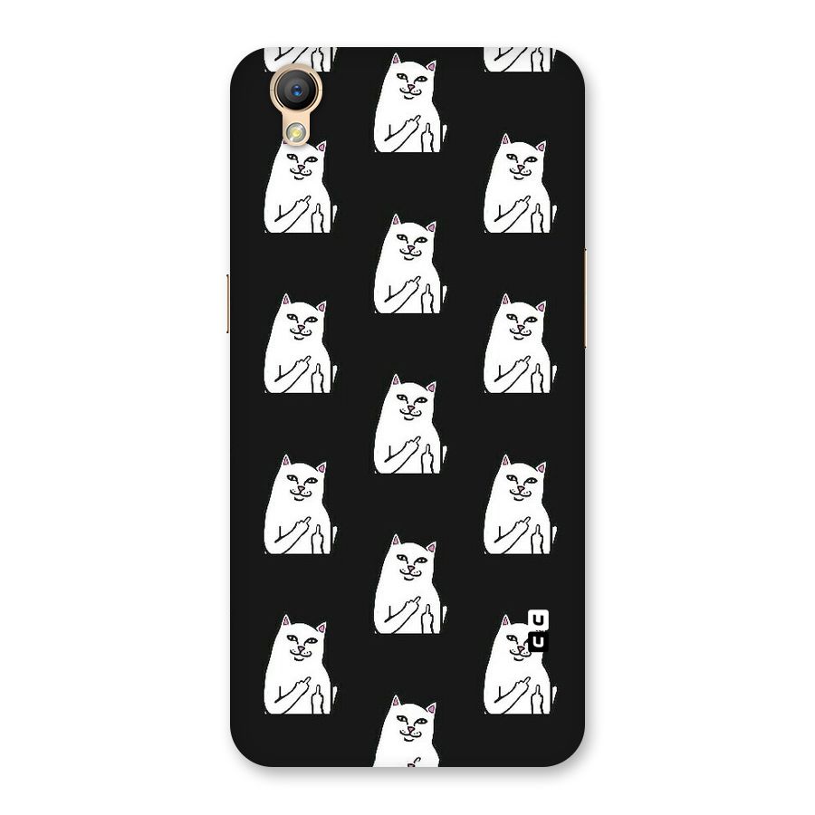 Chill Cat Pattern Back Case for Oppo A37
