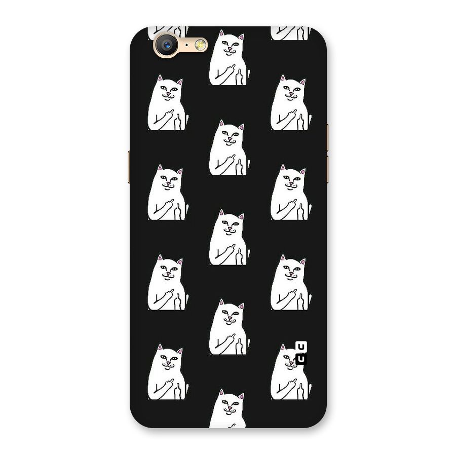 Chill Cat Pattern Back Case for Oppo A39