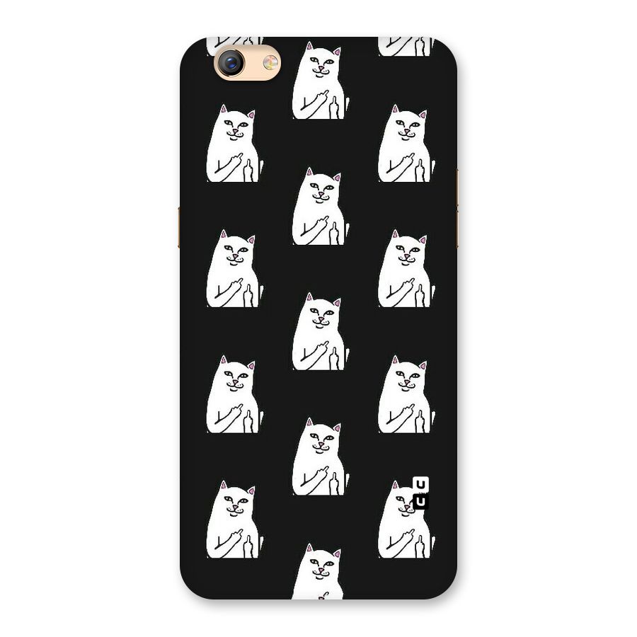 Chill Cat Pattern Back Case for Oppo F3 Plus