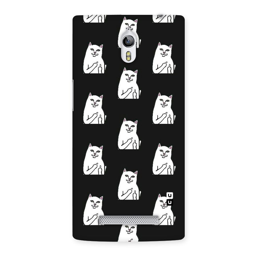 Chill Cat Pattern Back Case for Oppo Find 7