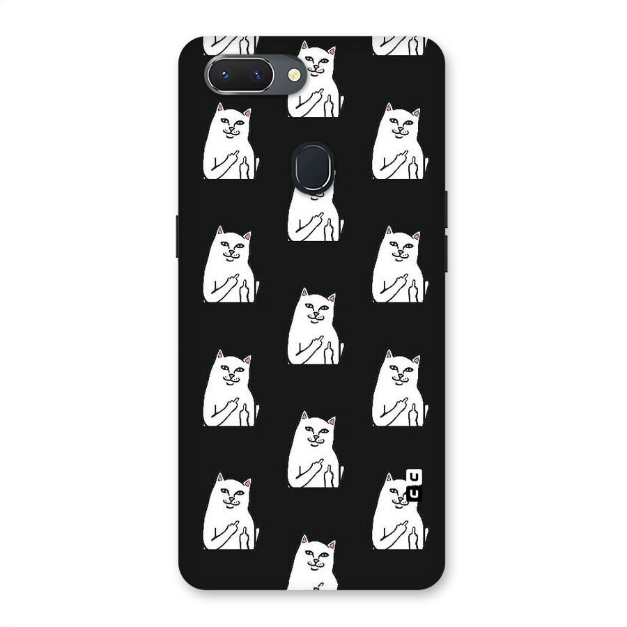 Chill Cat Pattern Back Case for Oppo Realme 2