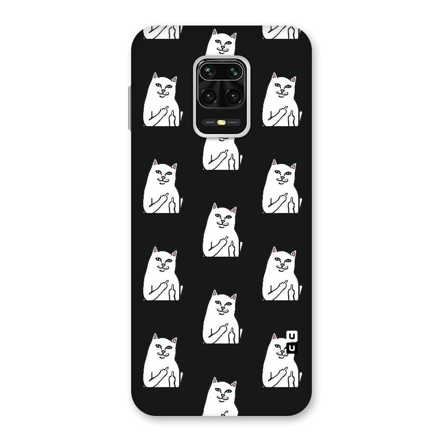 Chill Cat Pattern Back Case for Poco M2 Pro