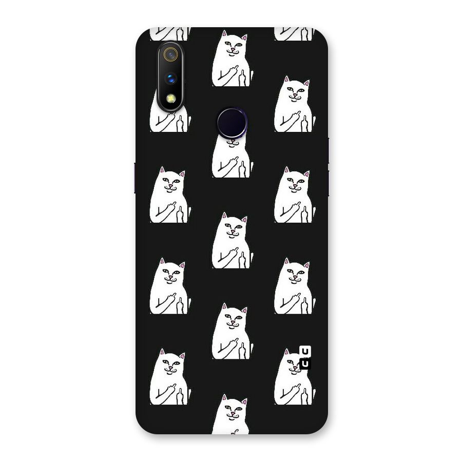 Chill Cat Pattern Back Case for Realme 3 Pro
