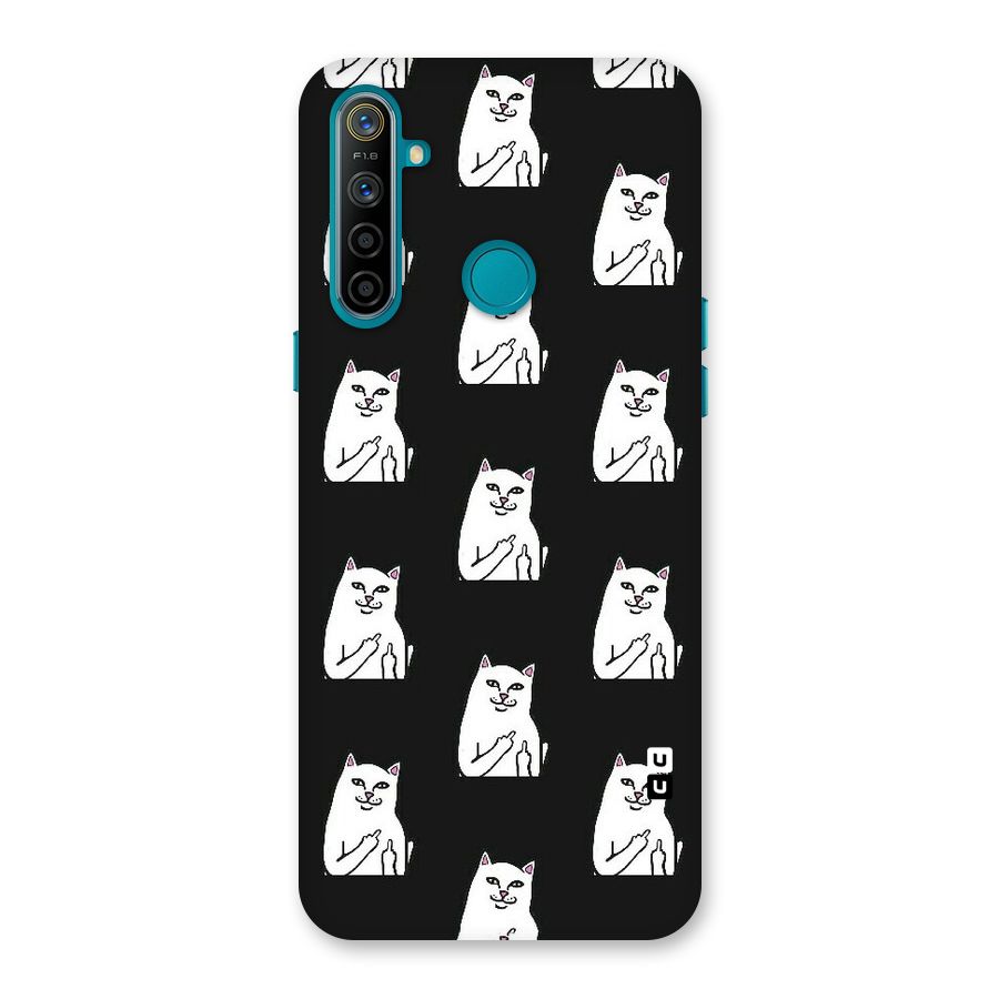 Chill Cat Pattern Back Case for Realme 5i