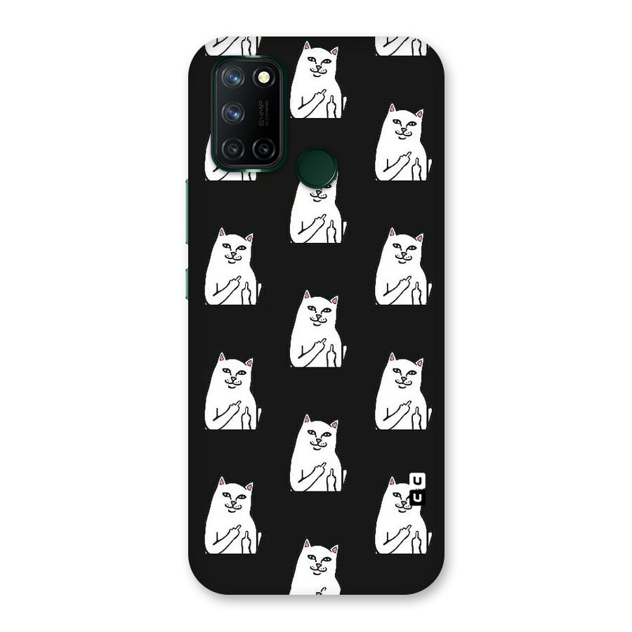 Chill Cat Pattern Back Case for Realme 7i