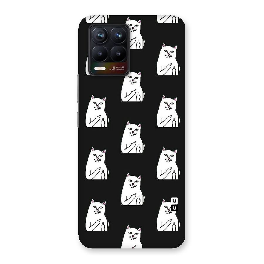 Chill Cat Pattern Back Case for Realme 8
