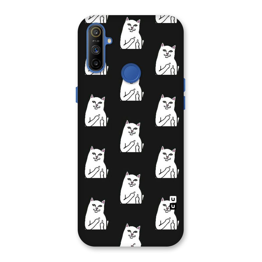 Chill Cat Pattern Back Case for Realme Narzo 10A