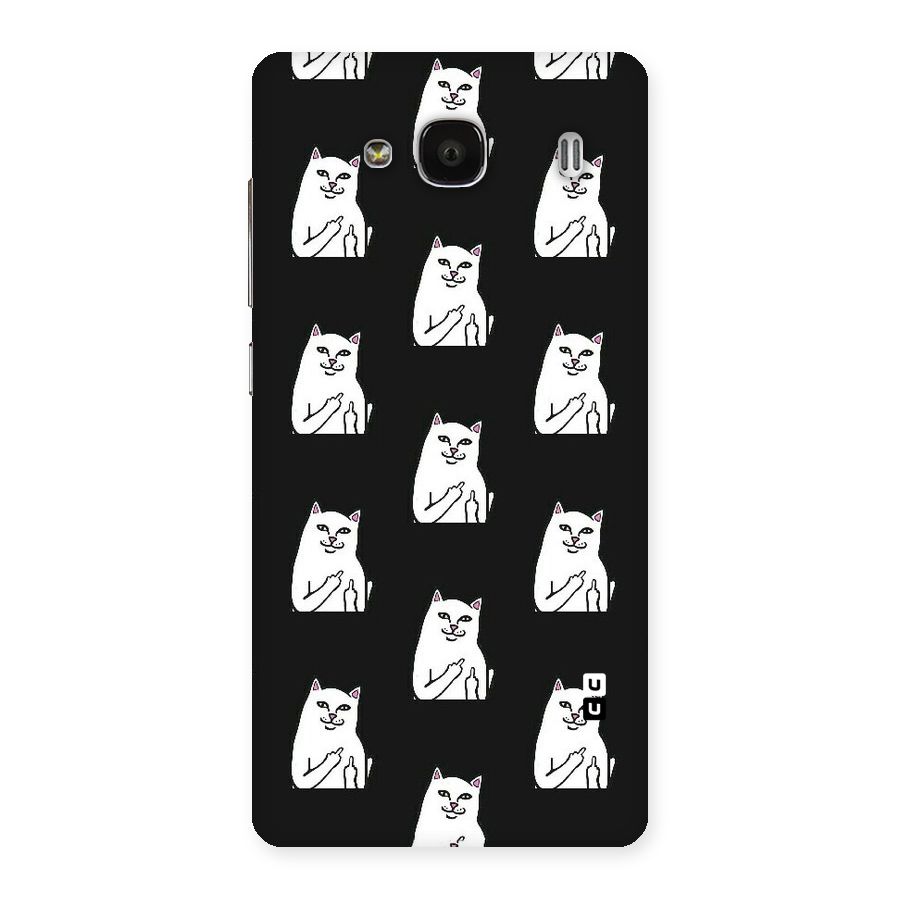 Chill Cat Pattern Back Case for Redmi 2 Prime