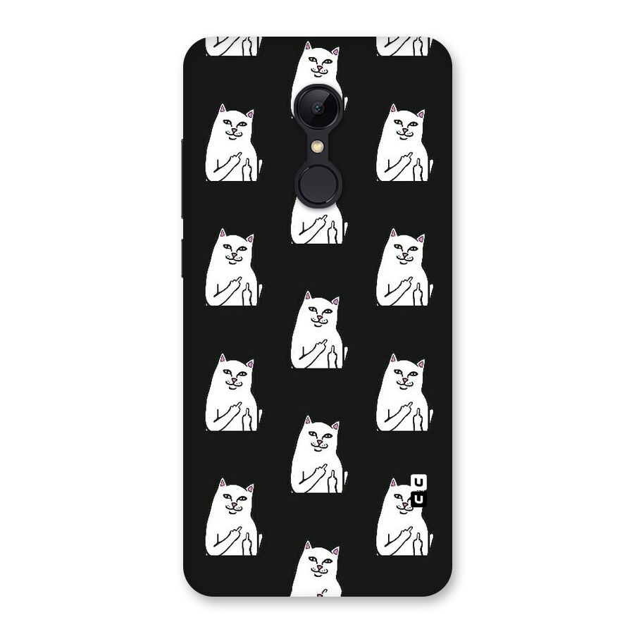 Chill Cat Pattern Back Case for Redmi 5