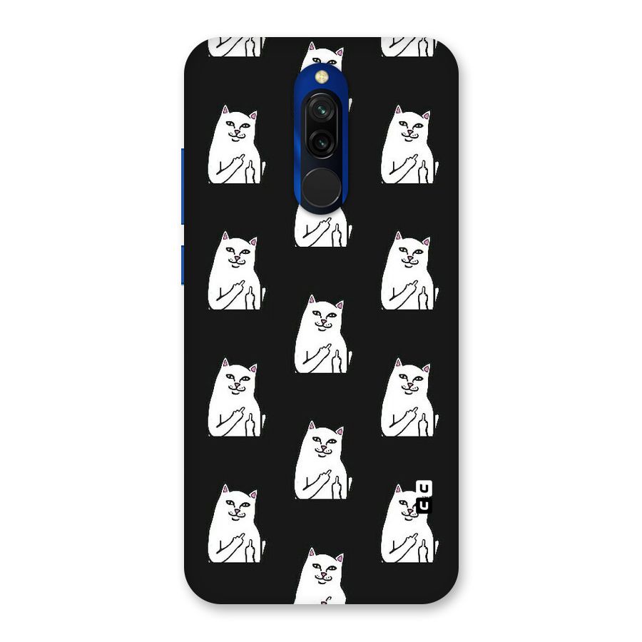 Chill Cat Pattern Back Case for Redmi 8