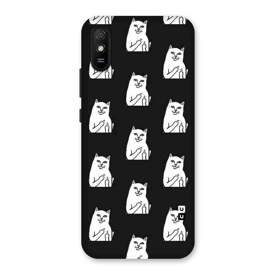 Chill Cat Pattern Back Case for Redmi 9A