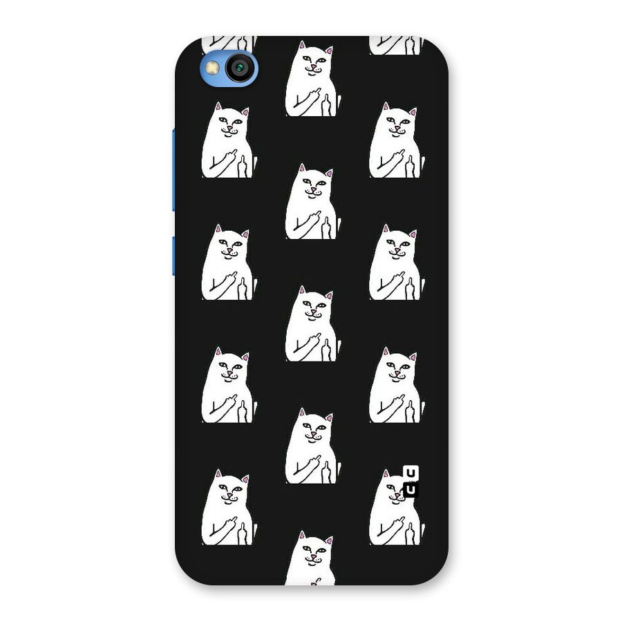 Chill Cat Pattern Back Case for Redmi Go