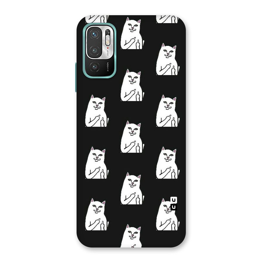 Chill Cat Pattern Back Case for Redmi Note 10T 5G