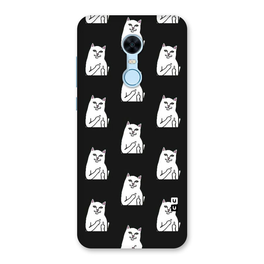 Chill Cat Pattern Back Case for Redmi Note 5