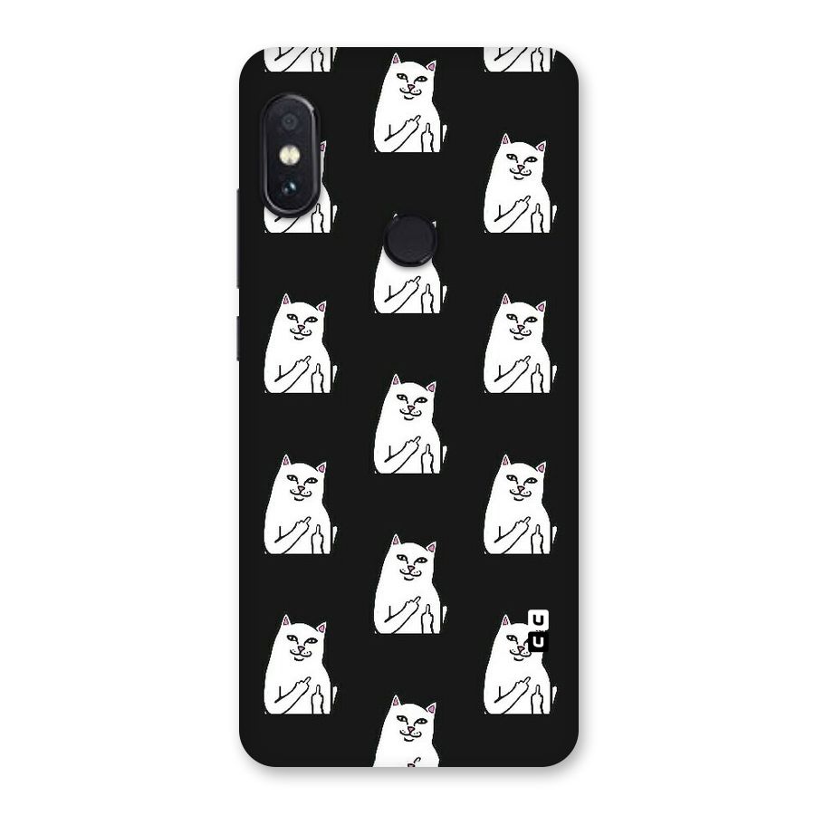 Chill Cat Pattern Back Case for Redmi Note 5 Pro
