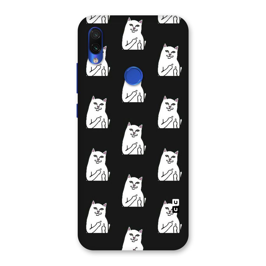 Chill Cat Pattern Back Case for Redmi Note 7S