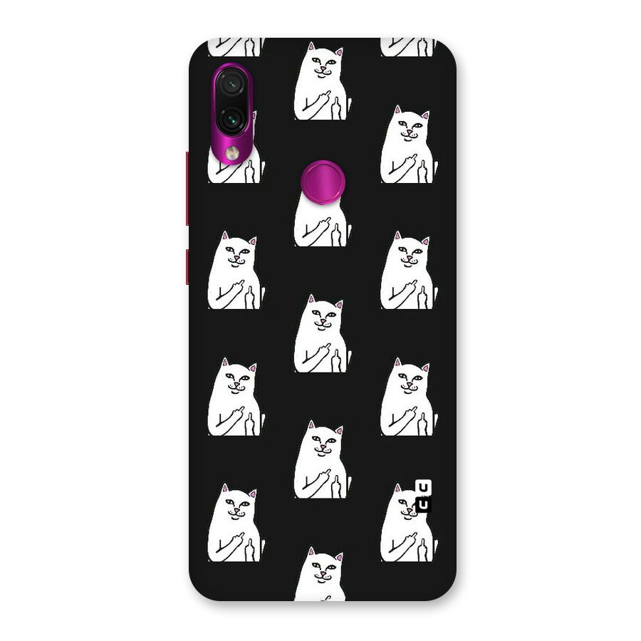 Chill Cat Pattern Back Case for Redmi Note 7 Pro