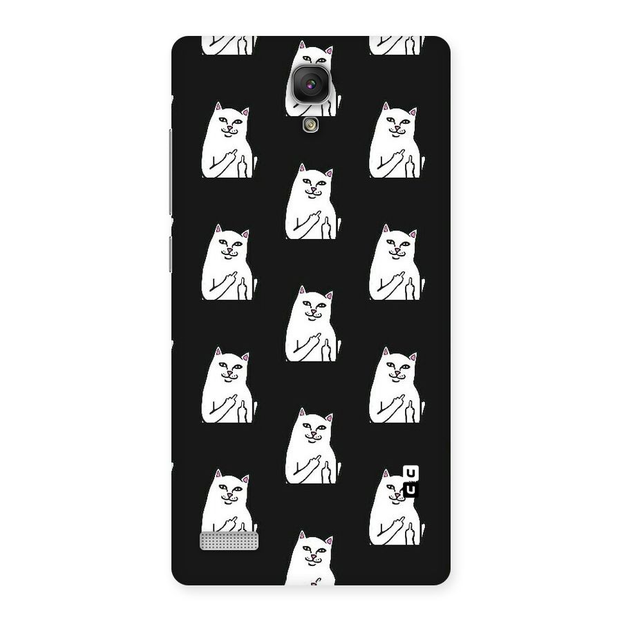 Chill Cat Pattern Back Case for Redmi Note Prime