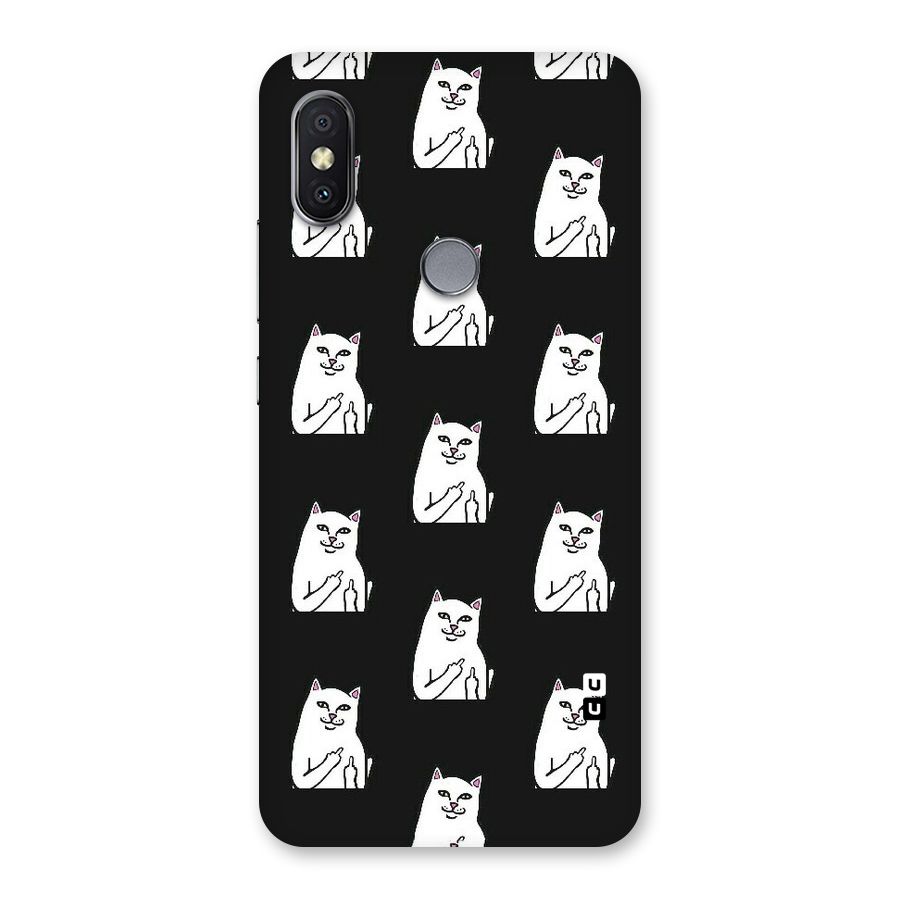 Chill Cat Pattern Back Case for Redmi Y2