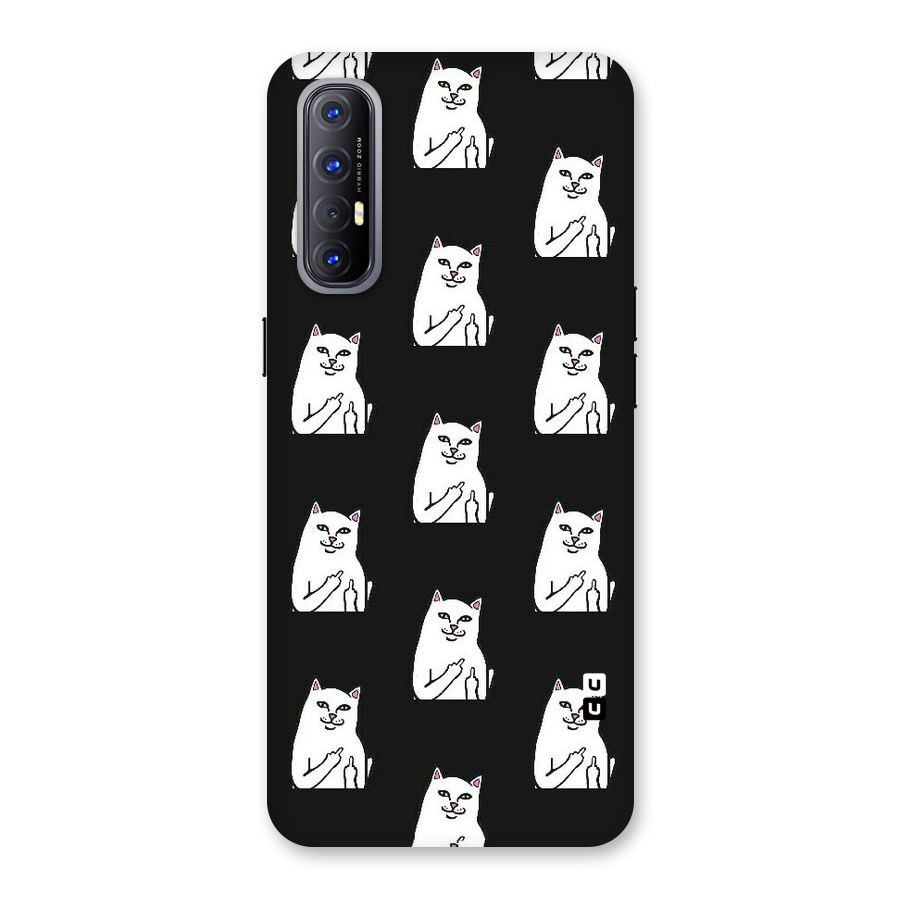 Chill Cat Pattern Back Case for Reno3 Pro