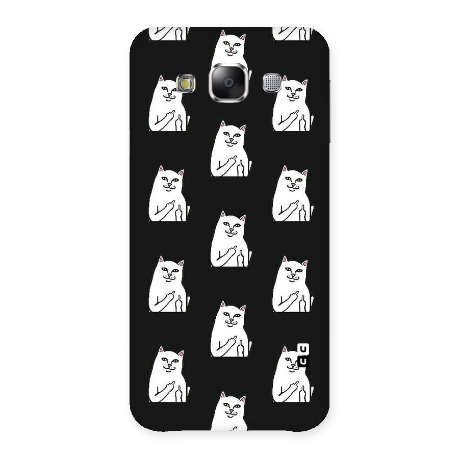 Chill Cat Pattern Back Case for Samsung Galaxy E5
