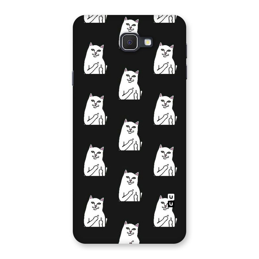 Chill Cat Pattern Back Case for Samsung Galaxy J7 Prime