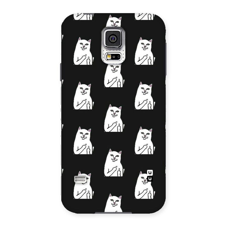 Chill Cat Pattern Back Case for Samsung Galaxy S5