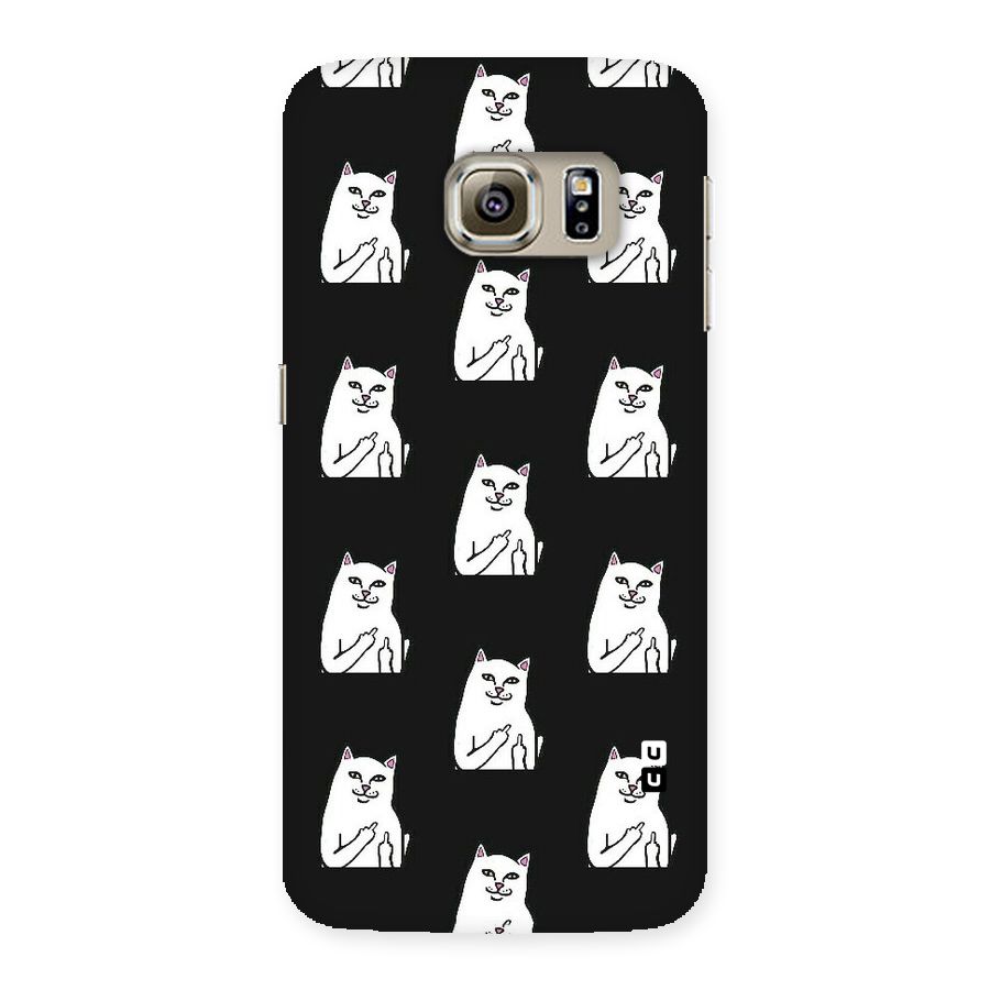Chill Cat Pattern Back Case for Samsung Galaxy S6 Edge