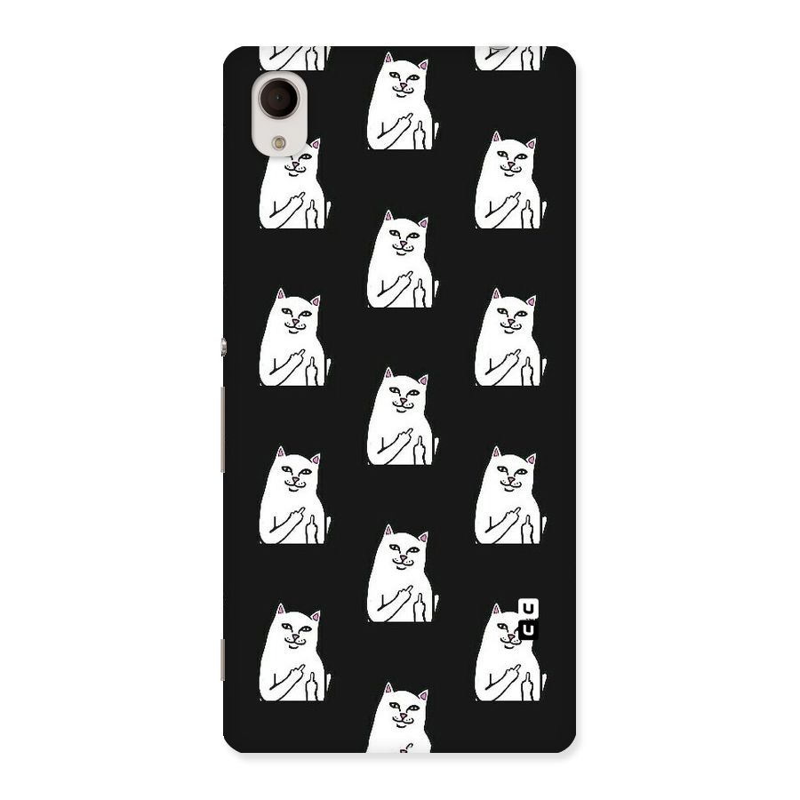Chill Cat Pattern Back Case for Sony Xperia M4