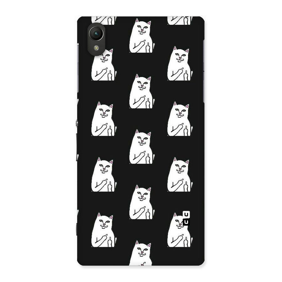 Chill Cat Pattern Back Case for Sony Xperia Z1