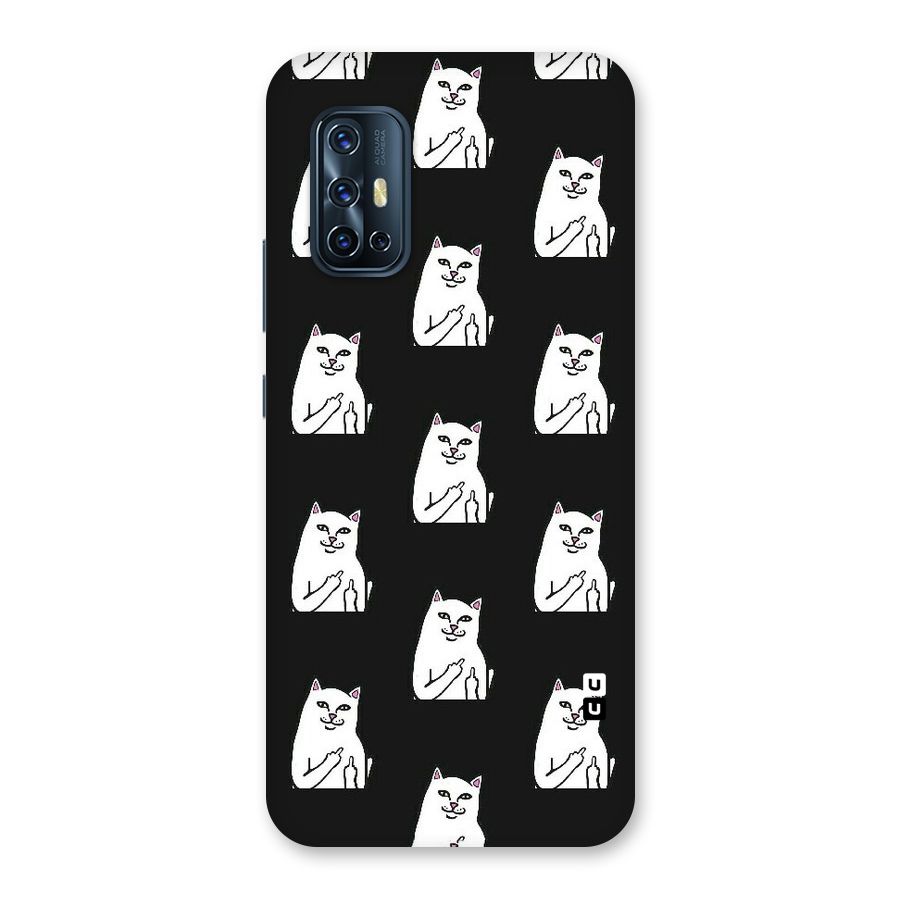 Chill Cat Pattern Back Case for Vivo V17
